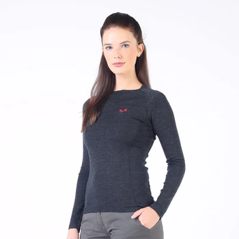 

Winter Long Sleeve Women Thermal Long Johns Autumn Solid Warm Women Underwear 100% original Merinos Wool