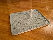 Pet Cat Dog Toilet Grid Tray Bedding Training Dog Bed Litter Box Tray for dogs Detachable