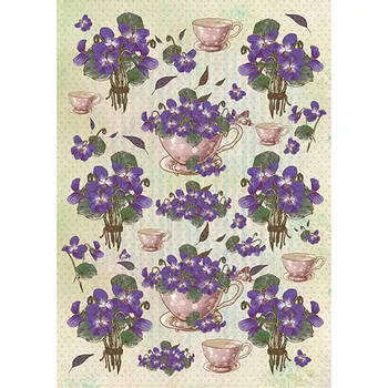 

Rice paper for Decoupage "" craft Premier "", A3, 25 g/m, "Violets" "cp05486