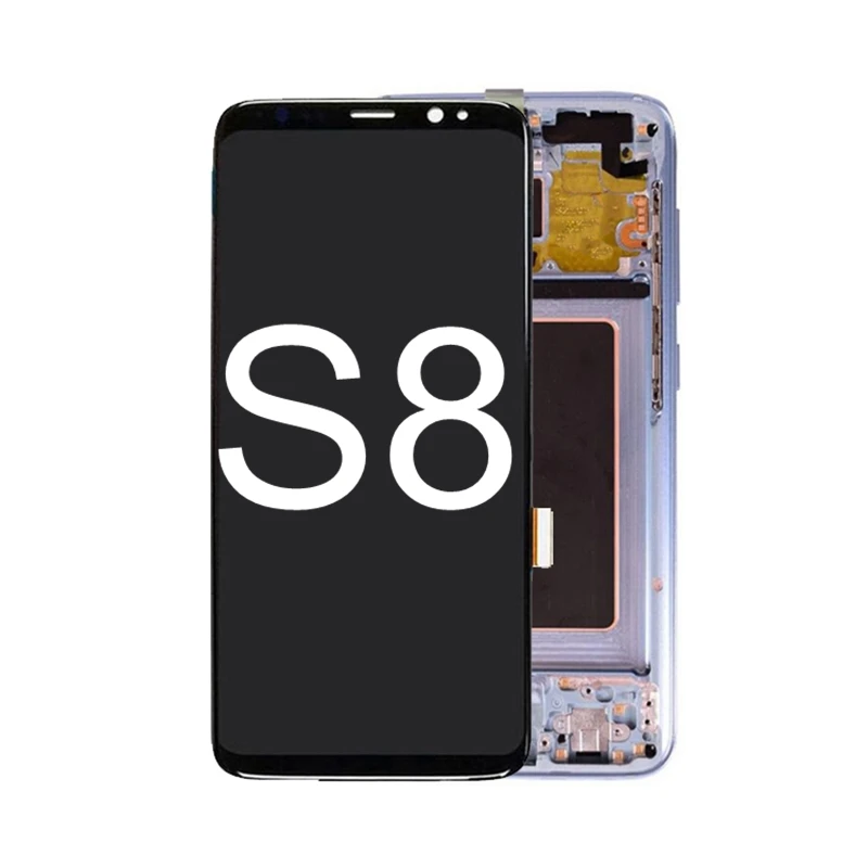 

OEM AMOLED for SAMSUNG S8 LCD Display Touch Screen Digitizer Frame Replacement for SAMSUNG Galaxy S8 G950 G950F G955fd G955