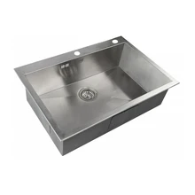 Мойка для кухни ZorG Sanitary X-7551(цвет хром, материал нержавеющая сталь, матовая поверхность