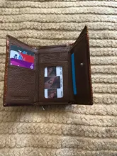 HH-cartera corta de piel auténtica de cocodrilo para mujer, cierre con cremallera, bolso pequeño de gran capacidad con Piel De Becerro de cocodrilo