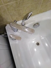 Waterfall Faucet Mixer Bath-Tub Robinet Baig Mounted Deck Accoona A6519 Split-Body
