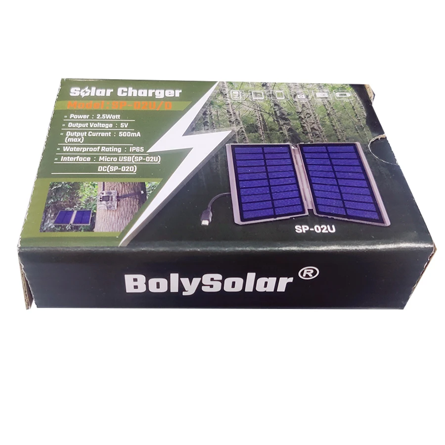 BolyGuard SP-02U TYPE-C Connector External Power Solar Panel Cable BG310-M BG310 Hunting Cameras Caza Accessories Solar
