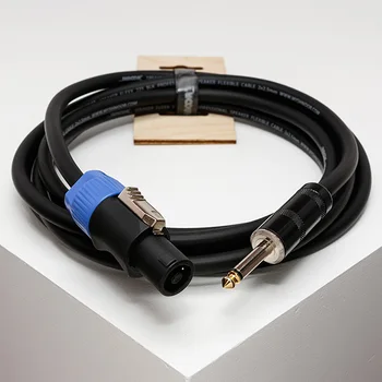 

SC225-SPPJ-1m Cable for guitar amplifier 2x5mm, Speakon-Powerjack, M, SHNOOR