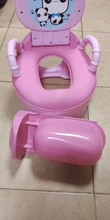 Orinal de plástico suave para bebé, orinal infantil de entrenamiento, asiento de entrenamiento, silla de inodoro