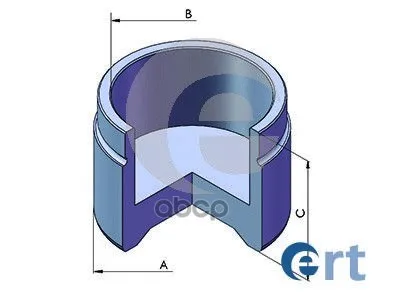 Поршень Суппорта Mercedes Sprinter(906) 1.8-3.5(06-) D52mm 151031-C Ert арт. 151031-C
