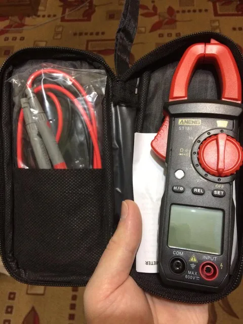 Отзыв о товаре ANENG ST181 токовые клещи DCAC тик ток клещи мультиметр мультиметр с клещами  4000 отсчетов тестер клещи токовые цифровой мультиметр Амперметр Тест напряжения er  усилитель Гц Емкость NCV Ом Тест токоизмеритель клещи от пользователя T***v