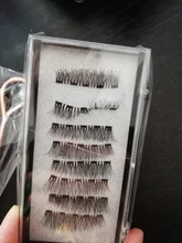 Conjunto de pestañas postizas magnéticas largas 3D de visón, pestañas postizas gruesas naturales magnéticas, 5 unidades