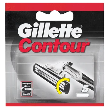 

Replaceable cassette Gillette contour 5 PCs