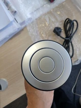 COSWALL para POP 3 hembra 2 puerto de carga USB de la Mesa de cocina toma para escritorio retráctil enchufe de la UE de cuerpo de aluminio de fondo azul