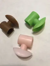 Protectores de pared autoadhesivos para manija de puerta, 1/5 Uds., silenciador silencioso, almohadilla de choque, tope de goma