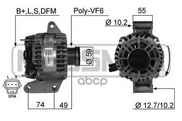 Генератор Ford Mondeo 1,8-2,0 Era арт. 210362