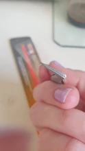 Pinzas para pestañas postizas profesionales 6A-SA, extensión y volumen de pestañas, pinzas para las cejas, herramientas de maquillaje, 1 unidad