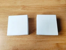 Interruptor táctil con Panel de cristal blanco, AC220V,1/2/3 entradas, 1 vía, para pared, EU/UK