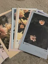 30 Uds. De tarjetas de decoración de felicitación, Postales grabables, pegatina de pared, póster pequeño, accesorios de fotos, papel de mensajes, papelería, regalo
