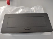 Enchufe DE escritorio toma DE corriente 2 3 DE EU FR con carga USB lenta emergente cubierta DE aleación DE aluminio plateado negro para sala DE reuniones enchufe pared,enchufes para pared,toma de corriente ,tomacorrien