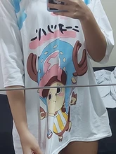 Oversized Tops Short-Sleeved Shirts Summer Loose Fashion Women Printing Causal New