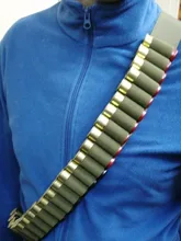 Cinturón Bandoliers para armas de caza, soporte de munición redondo de 26/55 pulgadas, 12GA, 8 unidades