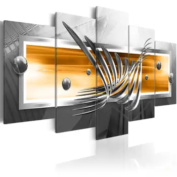 

Picture-Flight of the platinum-100x50 cm