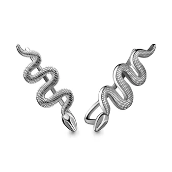 

Aquamarine elves earrings without inserts, 925 sterling silver