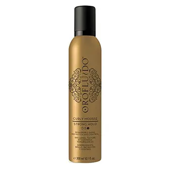 

Revlon Orofluido Curly Mousse Strong Hold hair treatment-300 ml