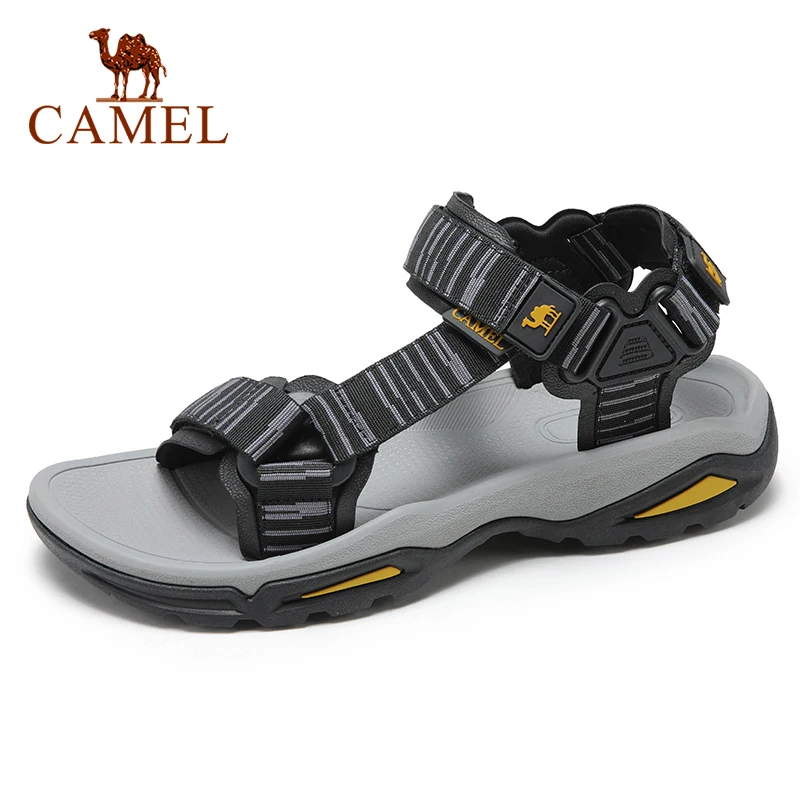 

CAMEL Fashion Casual Breathable Comfortable High Quality Shoes Men Sandals Outdoor Non-slip Slippers Beach Hiking Footwear