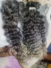 FASHION IDOL-Mechones con cierre, extensiones de cabello sintético rubio, degradado, de plata, gris, de moda, onda de agua, fibra, 20 pulgadas, 9 uds. por paquete