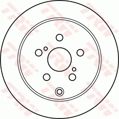 Диск тормозной TOYOTA CELICA 1.8 99-/PRIUS 1.5 03-09 задний D=26