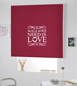

Blind Iroa roll with phrase/Need is Love! ROLLER BLINDS TRANSLUCENT! (NETWORK 100X175)