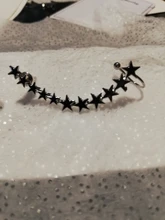 Bohemian sin Piercing para la oreja, de estrás de cristal Cuff Wrap Clip de perno pendientes para mujer niña moda pendientes joyas Bisutería