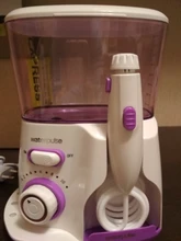 Waterpulse V300B Dental hilo Dental Oral agua irrigador con 5 Jet consejos Dental higiene Oral 10 presiones dientes limpiador de hilo Dental