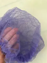Gorro estéril desechable, cubierta de tela no tejida desechable con microcuchillas para maquillaje permanente, gorras de malla estériles para cejas, tatuajes, catering, 100 uds.