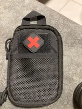 Kit de primeros auxilios militar portátil, bolsa vacía, bolsa resistente al agua para senderismo, viaje, casa, coche, tratamiento de emergencia