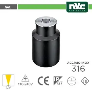 

Mark LED step IP67 - 3000K 2.5W 65LM 30 ° Φ65 24V