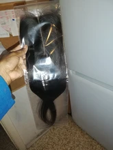 Extensiones de pelo peruano con malla, accesorio capilar liso de 2x6 con cierre de encaje y nudos blanqueados, Color Natural Remy