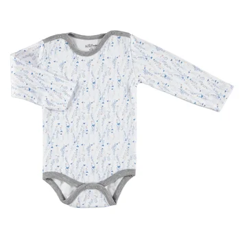 

ebebek Aziz Bebe Heart Printed Baby Snaps Collar Long Sleeve Bodysuit