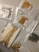 5 Sets de acero inoxidable de oro cierres de palanca para collar de pulsera, broche OT la fabricación de la joyería DIY resultados