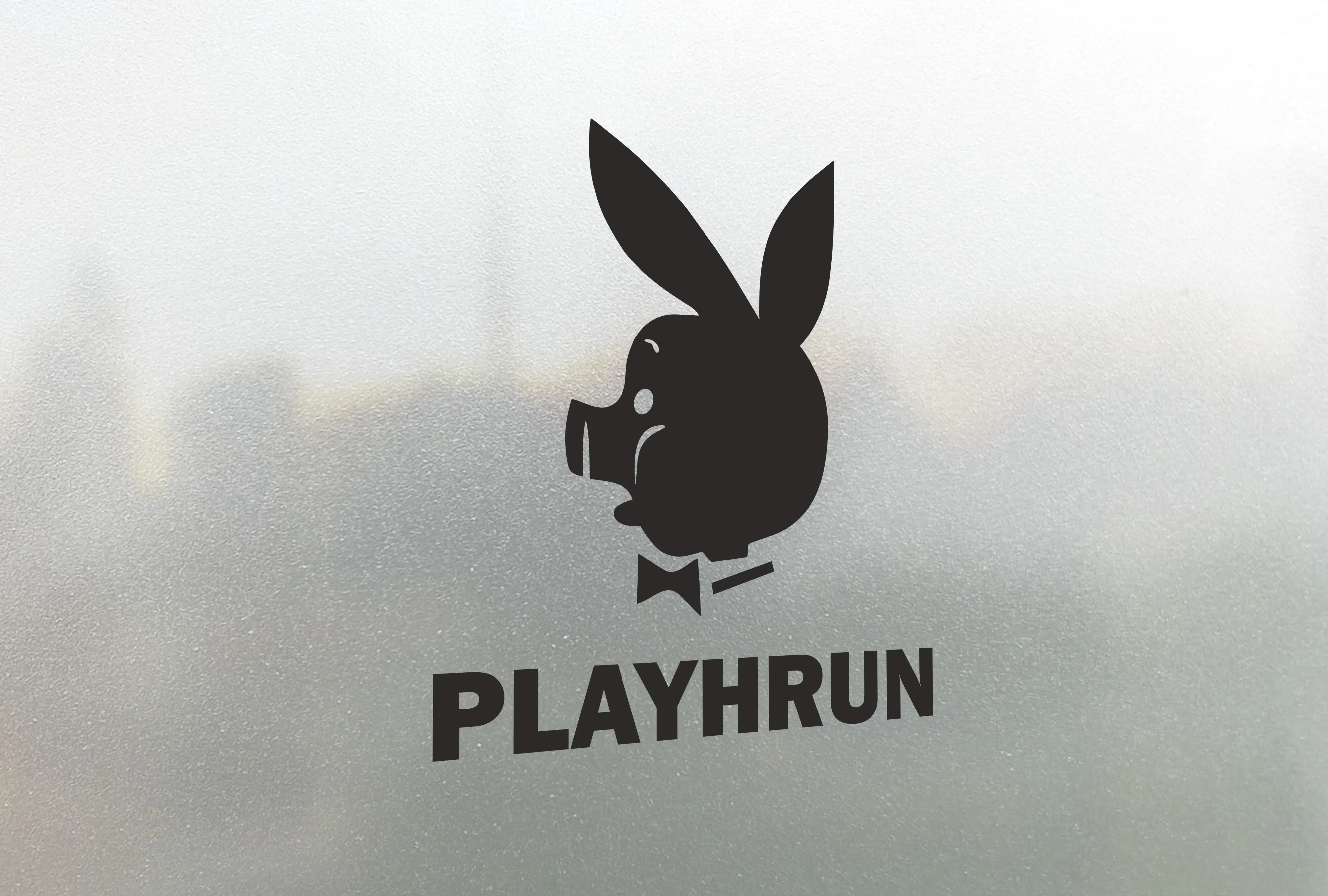 Наклейка на авто Playhrun | Автомобили и мотоциклы
