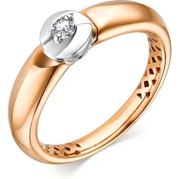 

Alcor ring with 1 red gold diamond