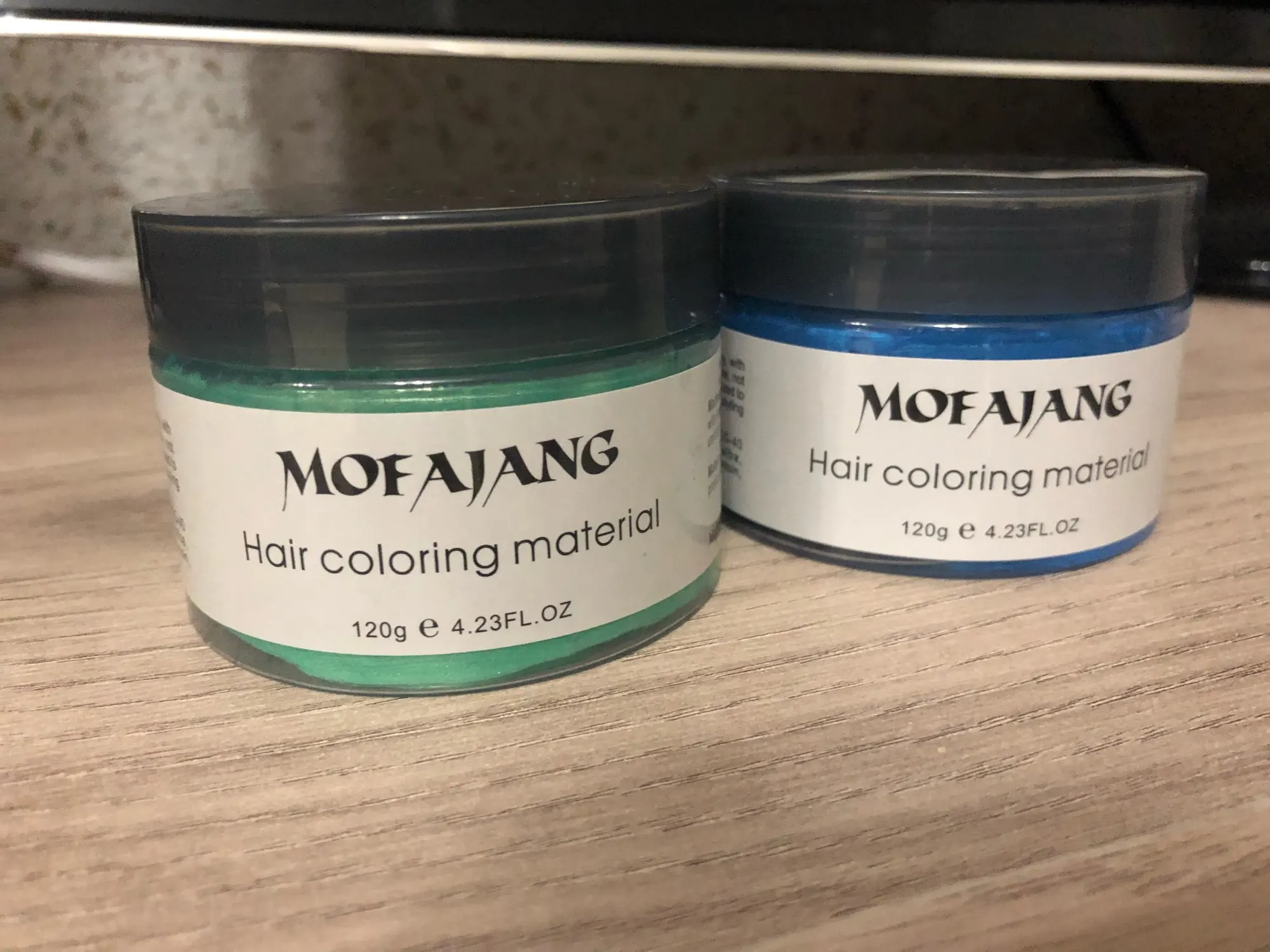 Mofajang Green Hair Wax Color