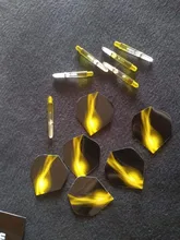 Fox Smiling 6 uds 2BA 35mm Nylon dardo ejes con 6 uds dardos voladores de dardo Accesorios