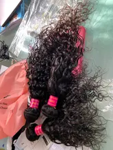 Jaycee-extensiones de cabello humano brasileño ondulado, 1/ 3 / 4 ofertas de extensiones 100%, Remy