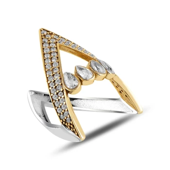

Silver 925 Sterling Authentic Zircon Stone Ring