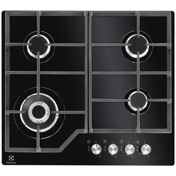 

EGM 6343 YAK 4 Gas stove Gas cooktop color NeroELECTROLUX349.83