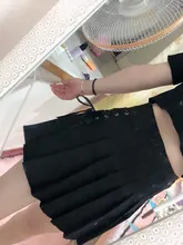 Sexy Skirt A-Line Lace-Up Punk Girls Harajuku Gothic High-Waist Preppy Women Summer Hip-Hop