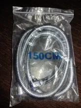 Shower-Hose Bathroom-Accessories Water-Pipe SHAI Chrome-Plating Rainfall Soft General
