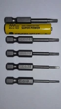 Hex Shank Screwdriver-Bit Power-Tool-Accessories Triangle-Head Magnetic Anti-Slip Electric