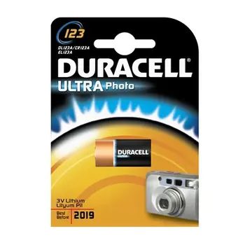 

ALKALINE battery 123 M3 FOTOGRAFIA M3 DURACELL