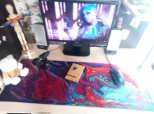 80x30cm XL Lockedge gran alfombrilla para ratón de Juegos de ordenador jugador alfombrilla para teclado y ratón Hyper Beast alfombrilla para ratón de escritorio para PC de escritorio